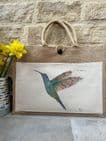 HONEY THE HUMMINGBIRD ECO JUTE BAG