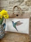 HONEY THE HUMMINGBIRD ECO JUTE BAG