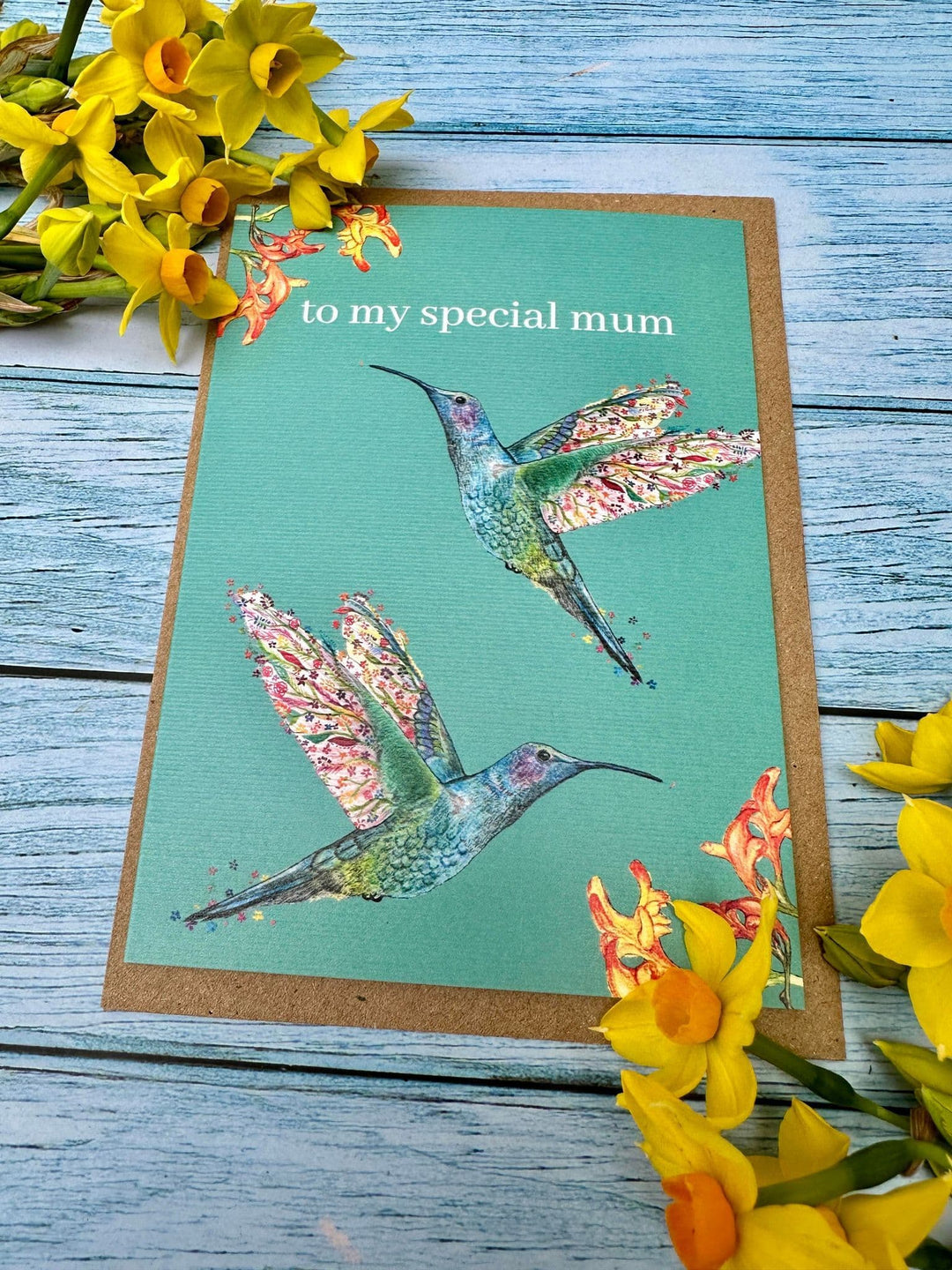 HUMMINGBIRDS MOTHERS DAY ECO-CARD