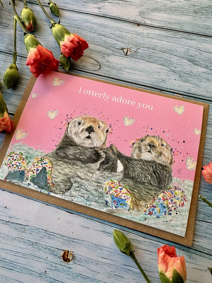 I OTTERLY ADORE YOU OTTERS ECO CARD