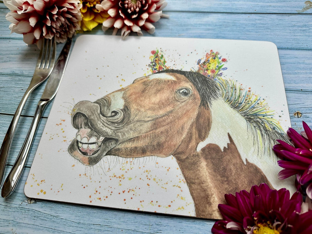 JESTER THE HORSE LUXURY CORK PLACEMAT