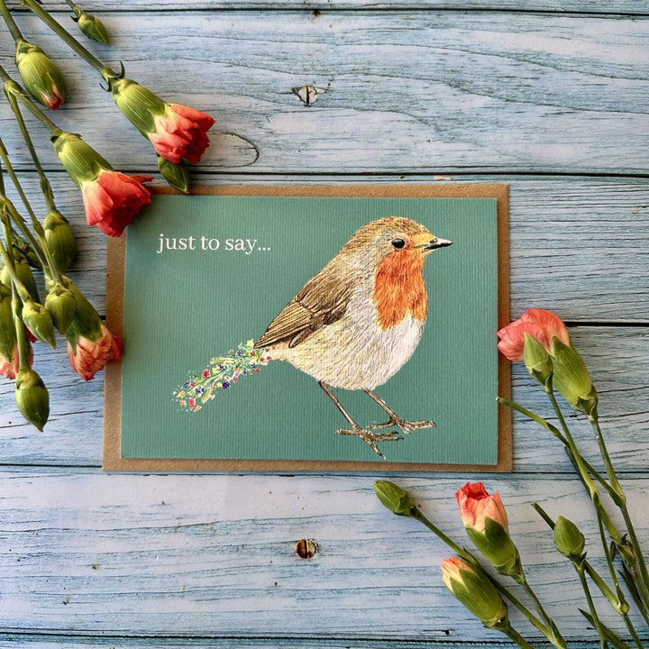JUST TO SAY ROBIN ECO CARD