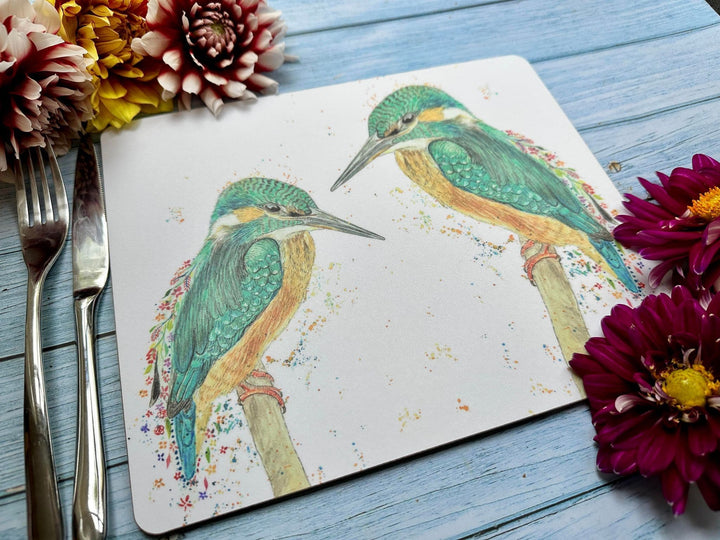 KIPPER THE KINGFISHER LUXURY CORK PLACEMAT