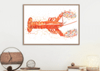 LARRY THE LOBSTER - SIGNED PRINT