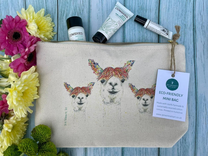 LILY THE LLAMA LINED  MINI BAG