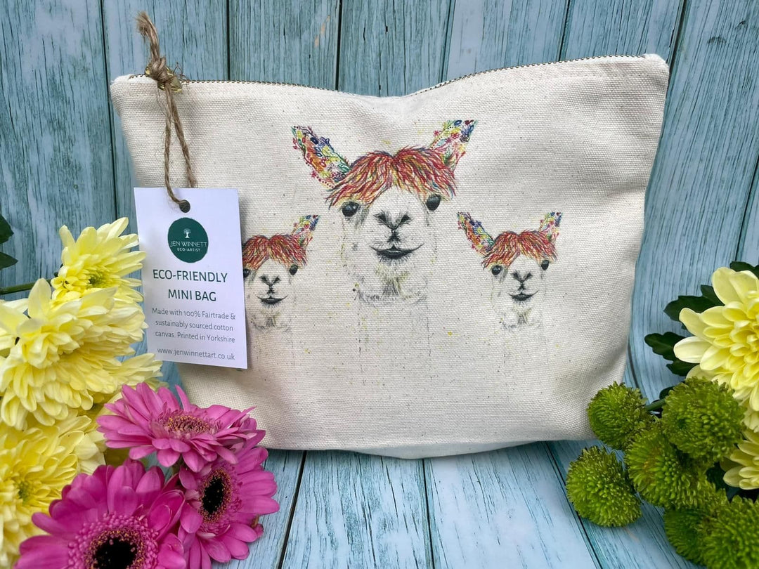 LILY THE LLAMA LINED  MINI BAG