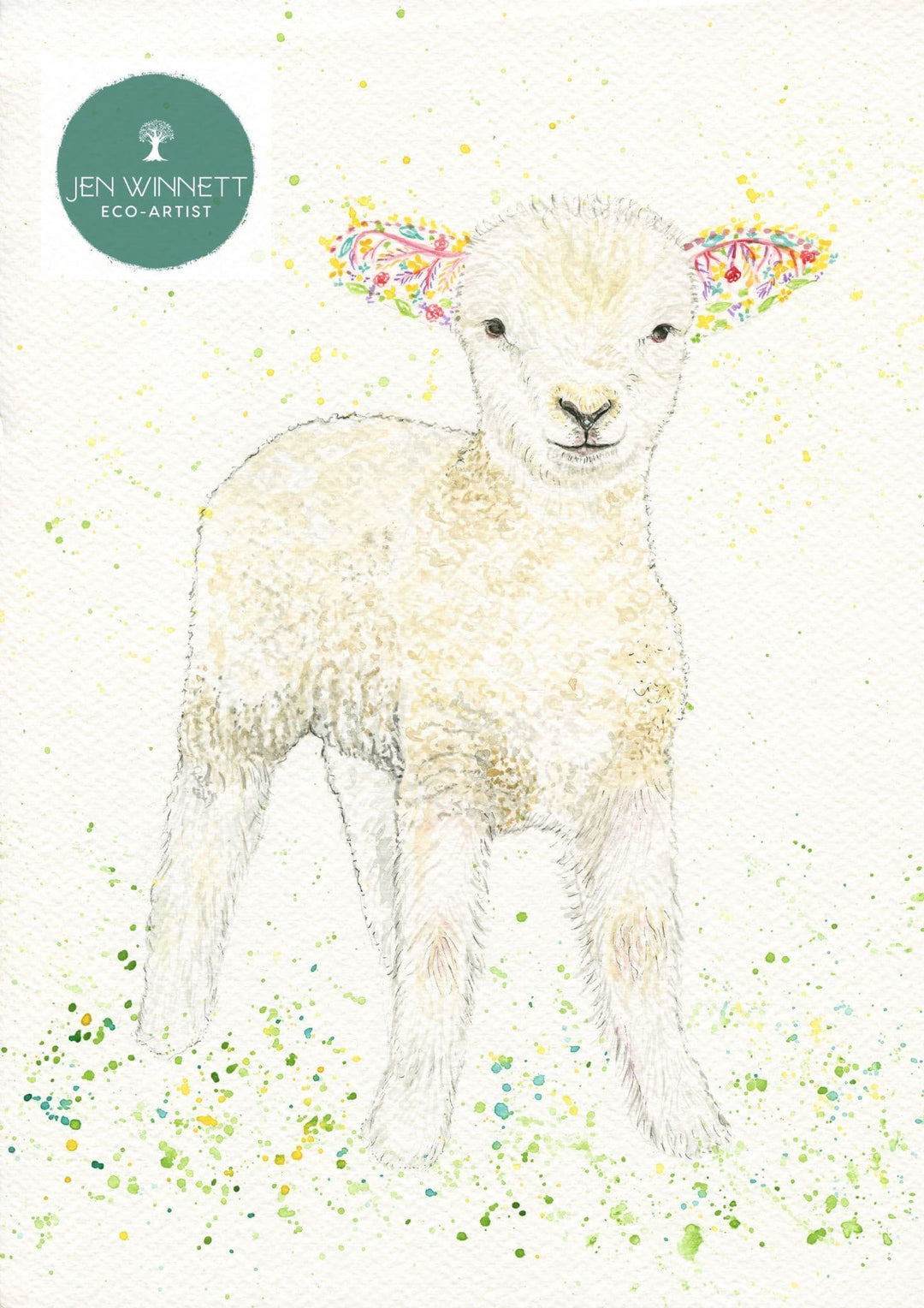 LYRA THE LAMB - SIGNED PRINT