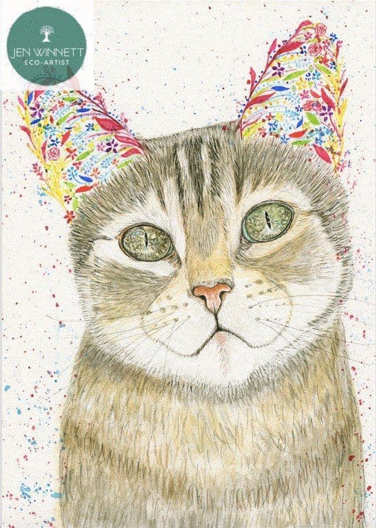 MAGIC THE CAT - SIGNED PRINT
