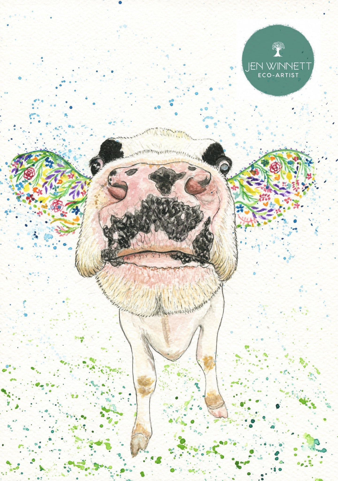 MAISIE MOO THE COW - SIGNED PRINT