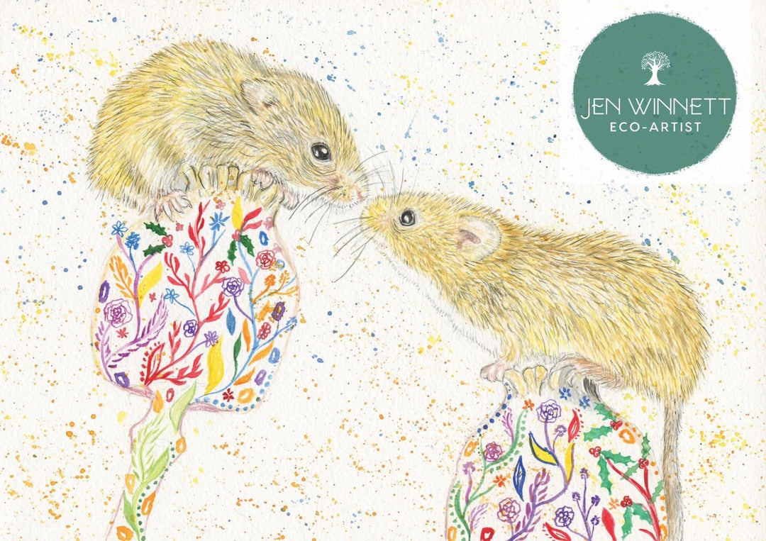 MARSHMELLOW AND MUFFIN THE MICE - SIGNED PRINT