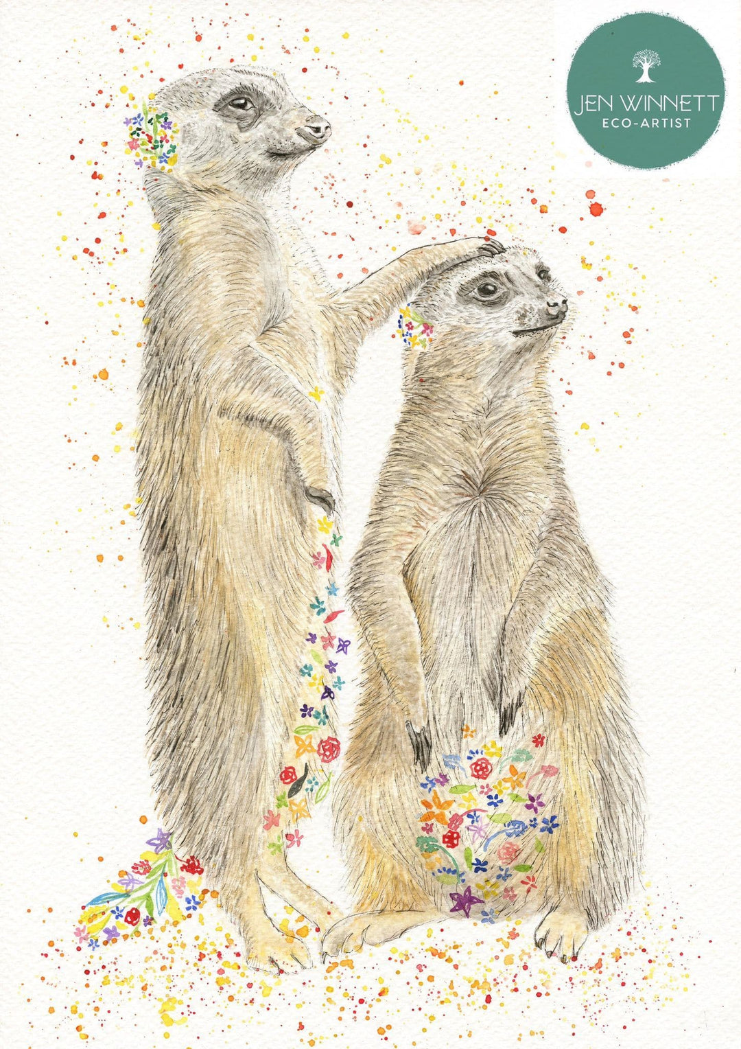MAURICE AND MAVIS - SIGNED PRINT