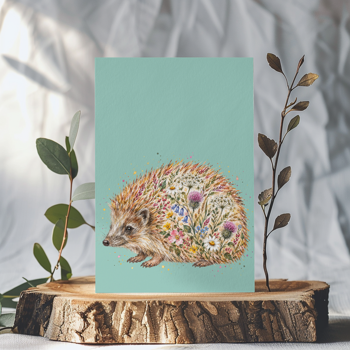HEDGEHOG BOTANICAL ECO CARD - WILD BLOOM COLLECTION