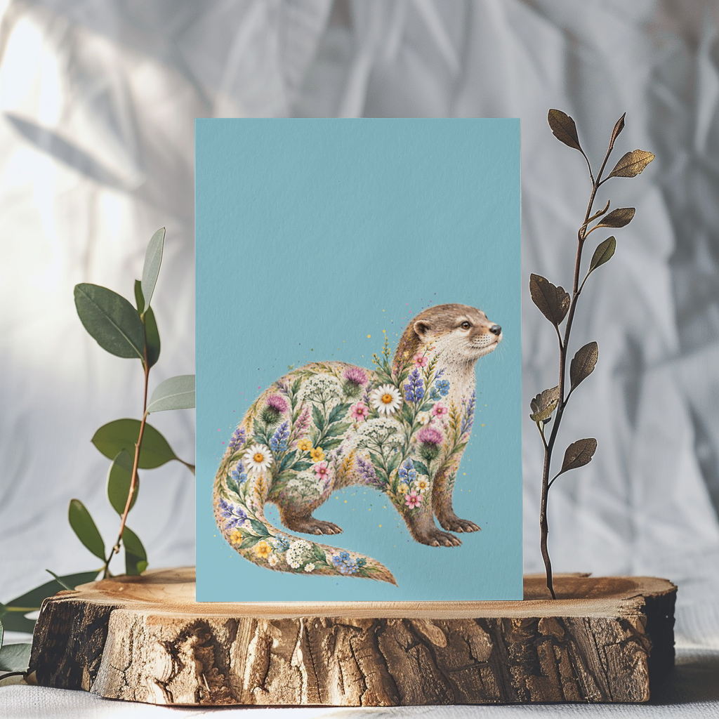 OTTER BOTANICAL ECO CARD - WILD BLOOM COLLECTION