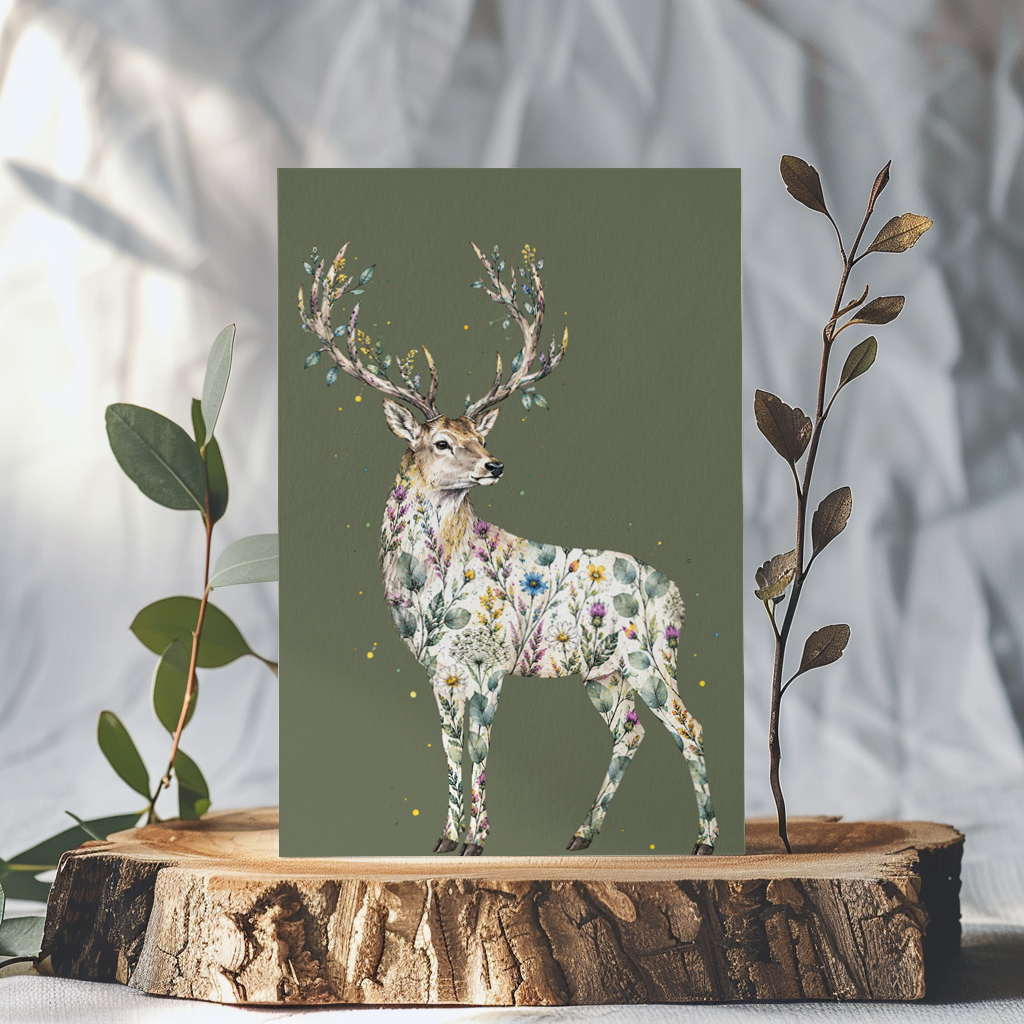 STAG BOTANICAL ECO CARD - WILD BLOOM COLLECTION