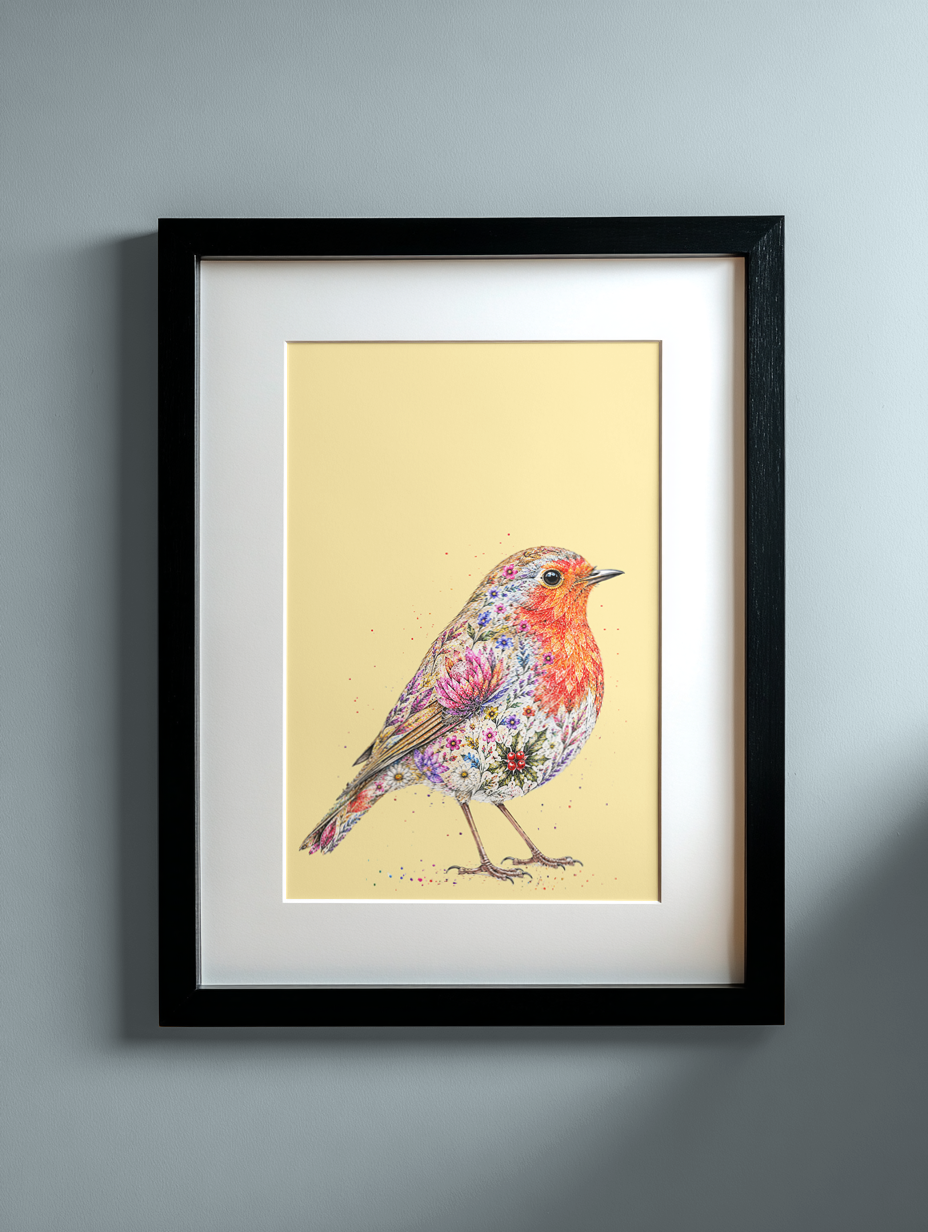 Robin Print - Wild Bloom Collectiom