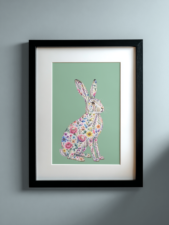 Hare Print - Wild Bloom Collectiom
