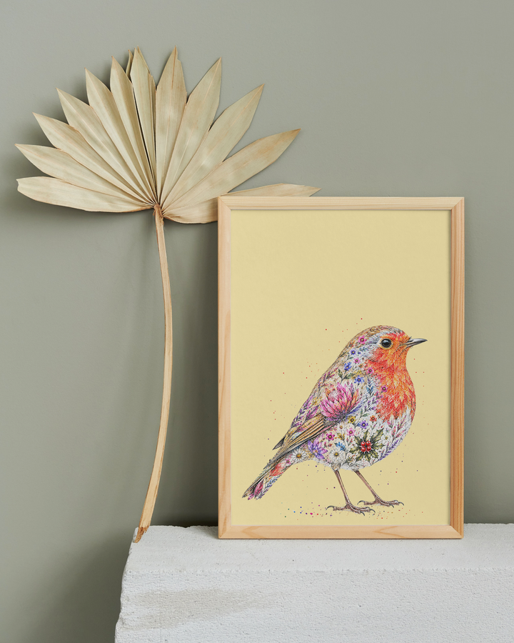Robin Print - Wild Bloom Collectiom