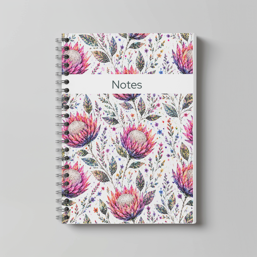 PROTEA LINED ECO FRIENDLY NOTEBOOK - A5 - UK MADE
