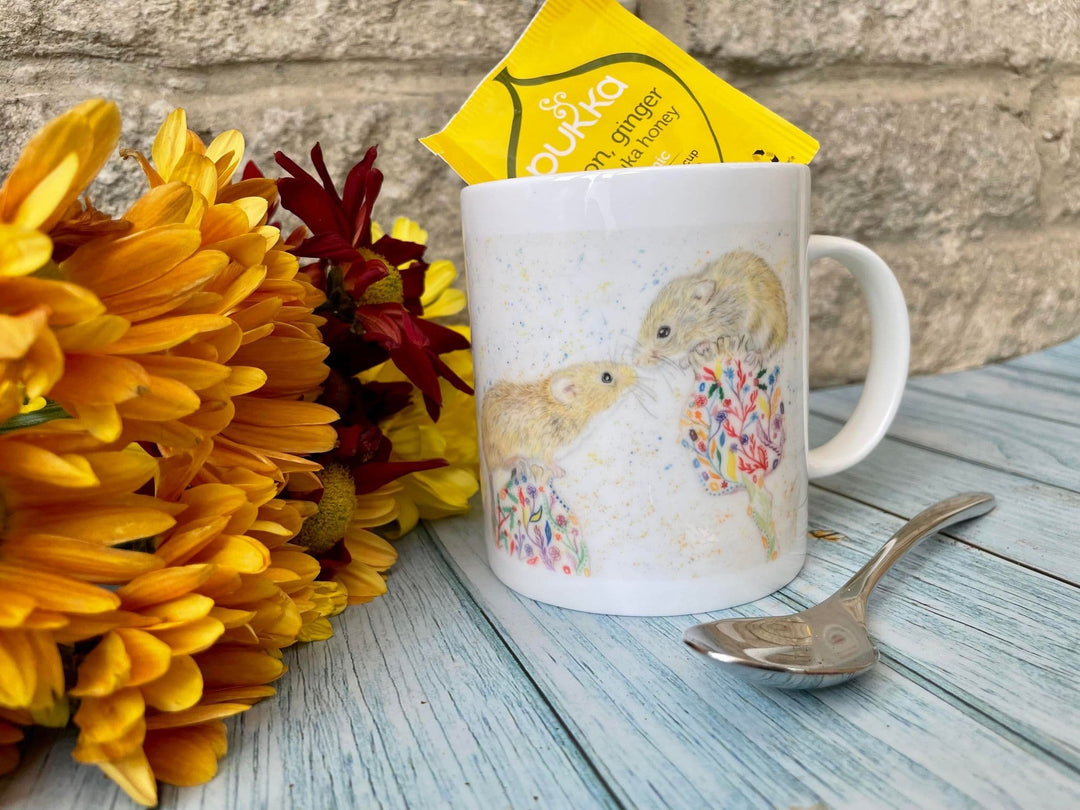 MUFFIN AND MARSHMELLOW THE MICE LARGE BONE CHINA MUG