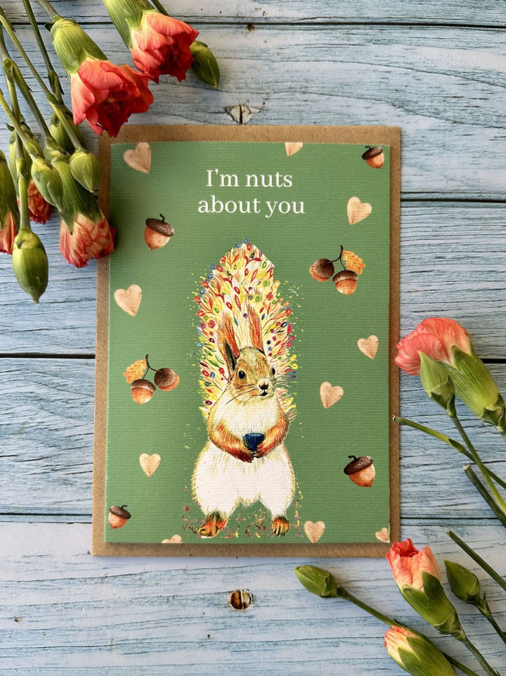 NUTS ABOUT YOU SQUIRREL ECO CARD
