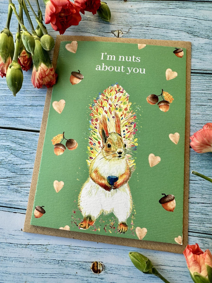 NUTS ABOUT YOU SQUIRREL ECO CARD
