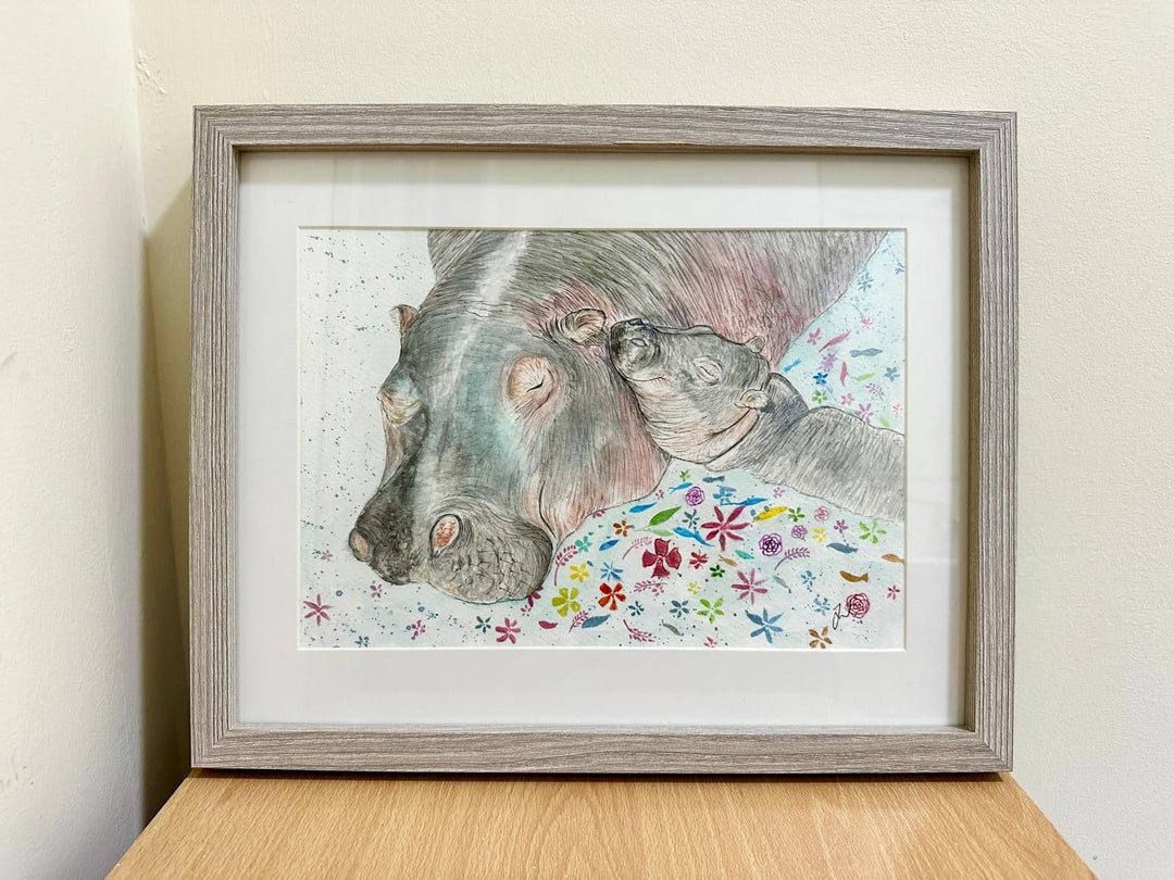 Original Hilda and Humphrey the Hippos