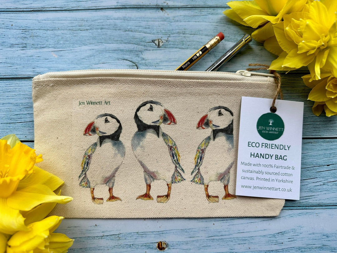 PERCY THE PUFFIN HANDY BAG