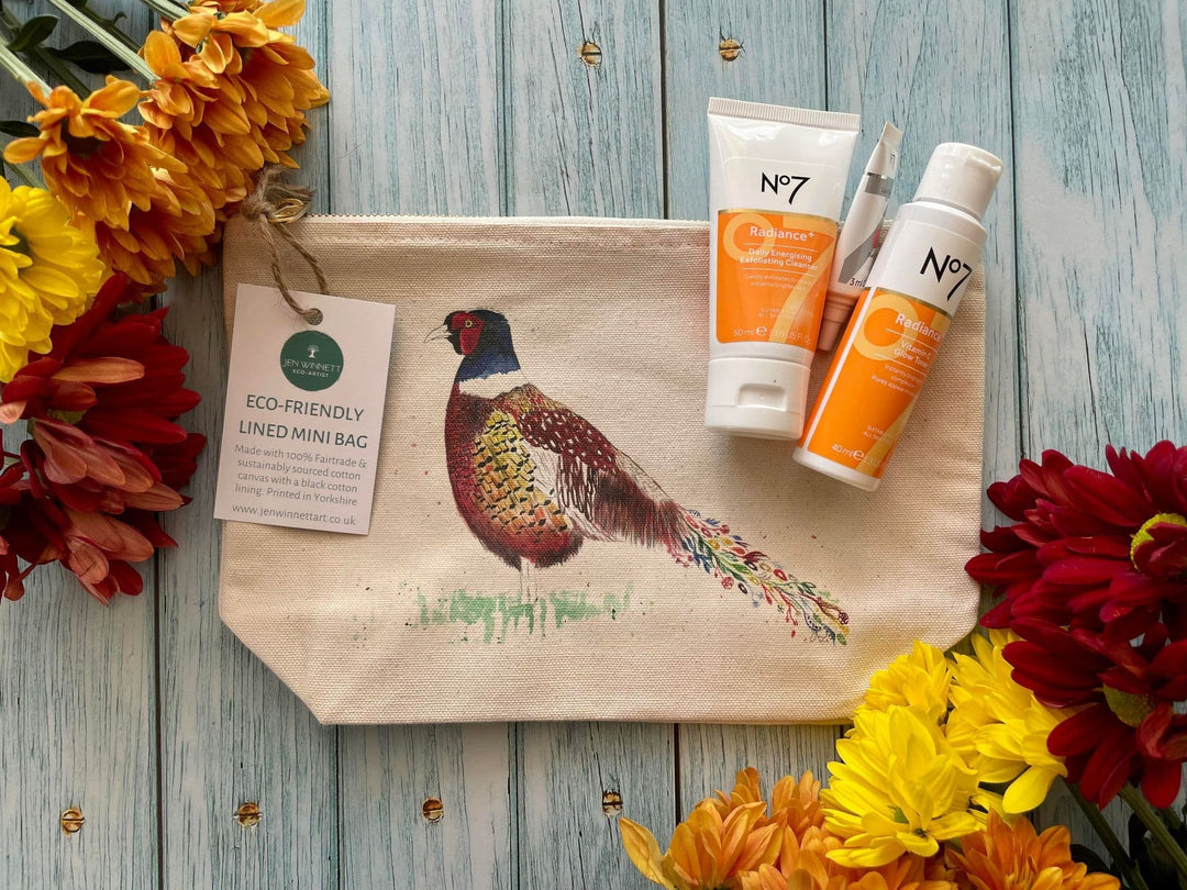 PHIL THE PHEASANT LINED  MINI BAG