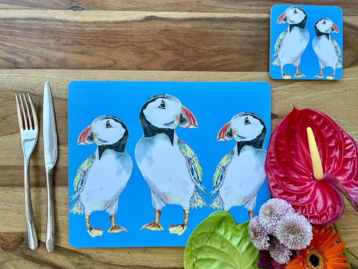 PUFFIN LUXURY CORK PLACEMAT