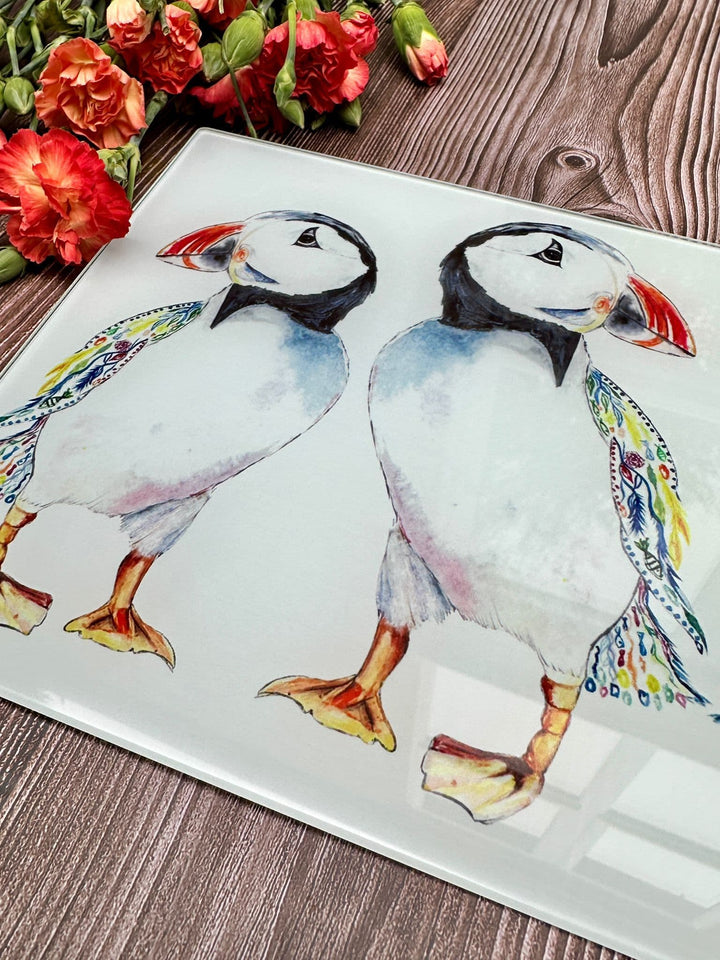 PUFFIN MINI ECO CHOPPING BOARD/ WORKTOP SAVER