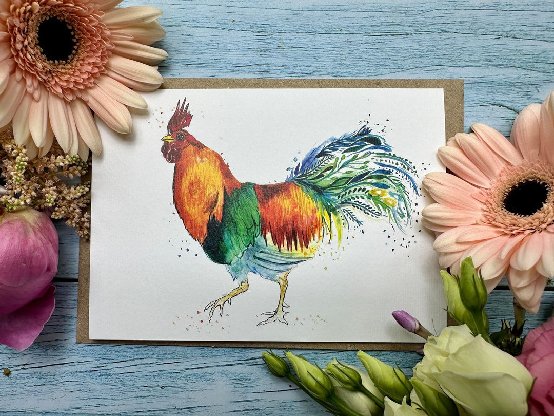 REGGIE THE ROOSTER ECO CARD