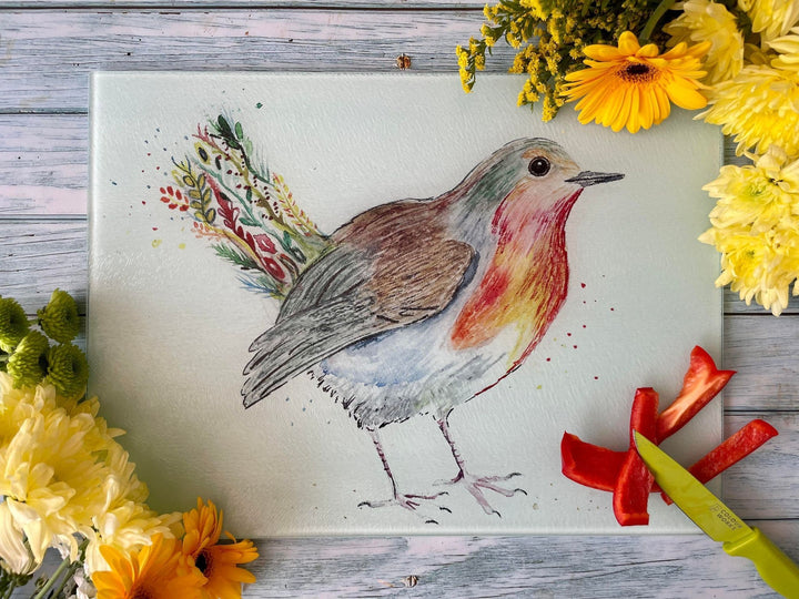 ROBBIE THE ROBIN CHOPPING BOARD