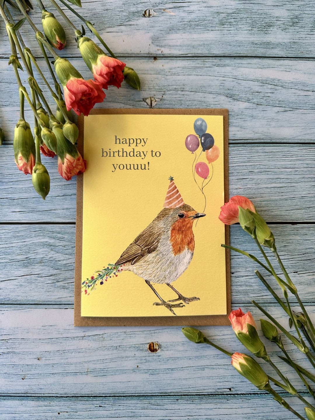 ROBIN BIRTHDAY ECO CARD