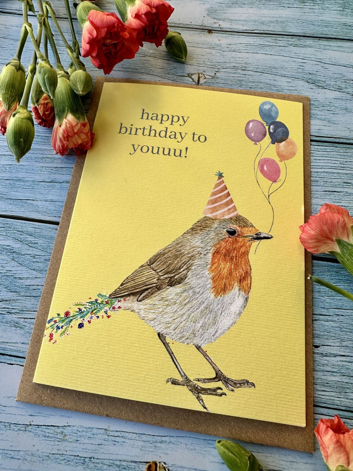 ROBIN BIRTHDAY ECO CARD