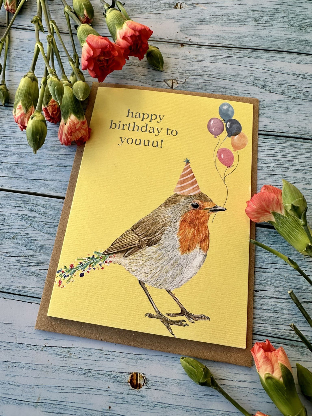 ROBIN BIRTHDAY ECO CARD