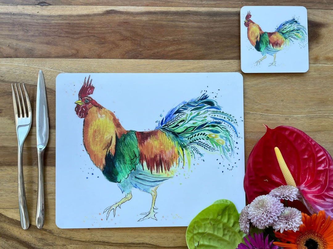 ROOSTER LUXURY CORK PLACEMAT