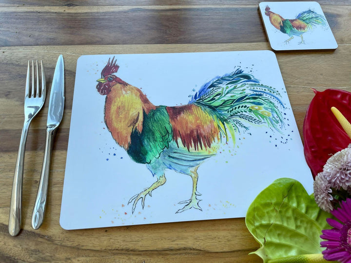 ROOSTER LUXURY CORK PLACEMAT