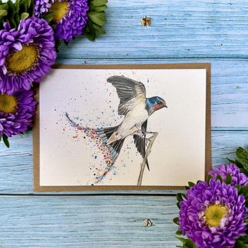 SAORISE THE SWALLOW ECO CARD