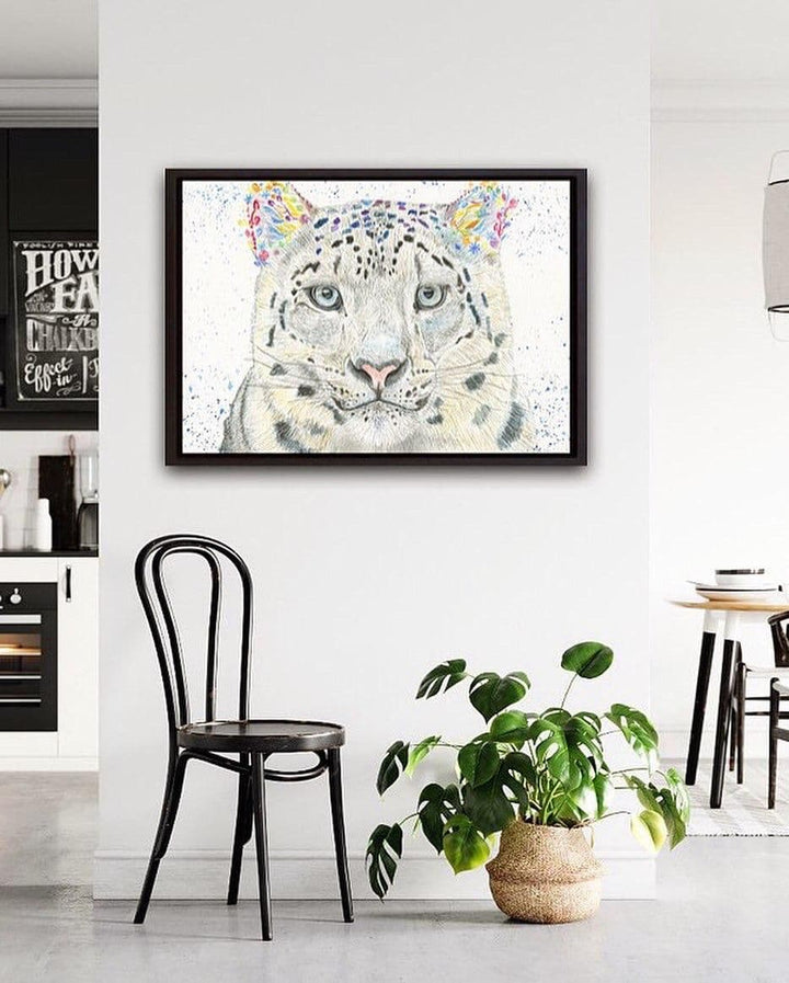 SAPPHIRE THE SNOW LEOPARD SIGNED PRINT