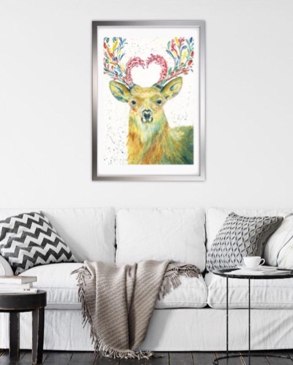 SERENITY THE STAG - SIGNED PRINT