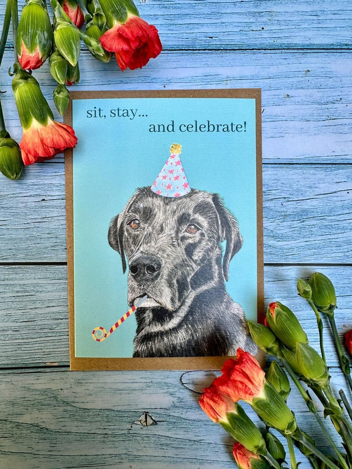 SIT, STAY AND CELEBRATE ECO CARD