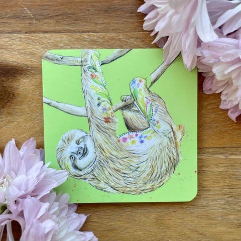 SLOTH LUXURY CORK COASTER
