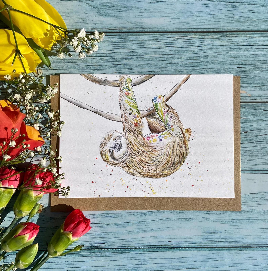 SOPHIE THE SLOTH ECO-CARD