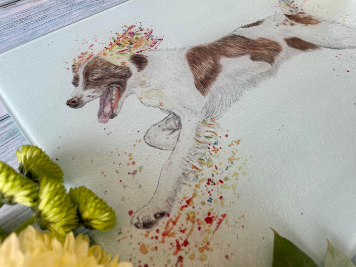 SPRING THE SPANIEL CHOPPING BOARD