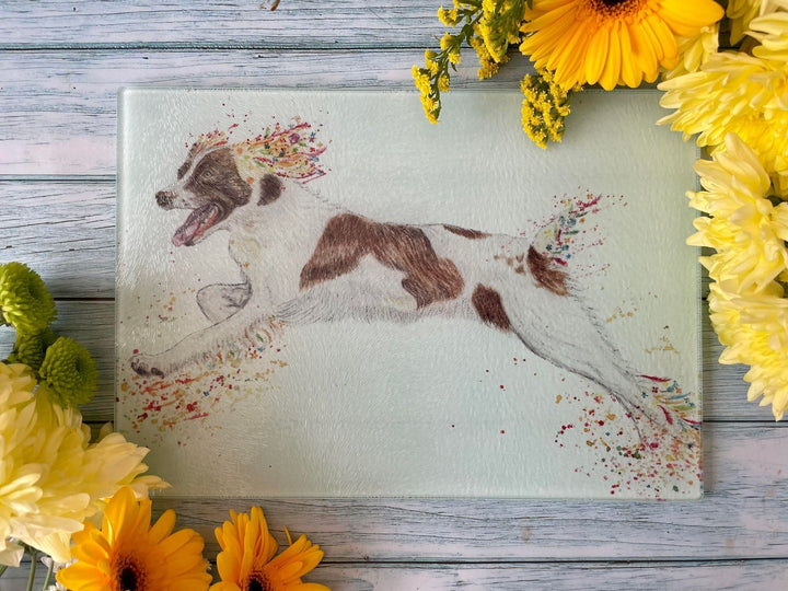 SPRING THE SPANIEL MINI ECO CHOPPING BOARD/ WORKTOP SAVER