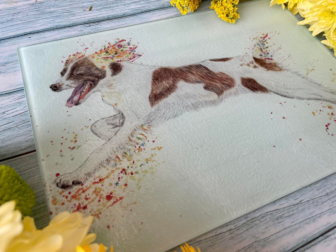 SPRING THE SPANIEL MINI ECO CHOPPING BOARD/ WORKTOP SAVER