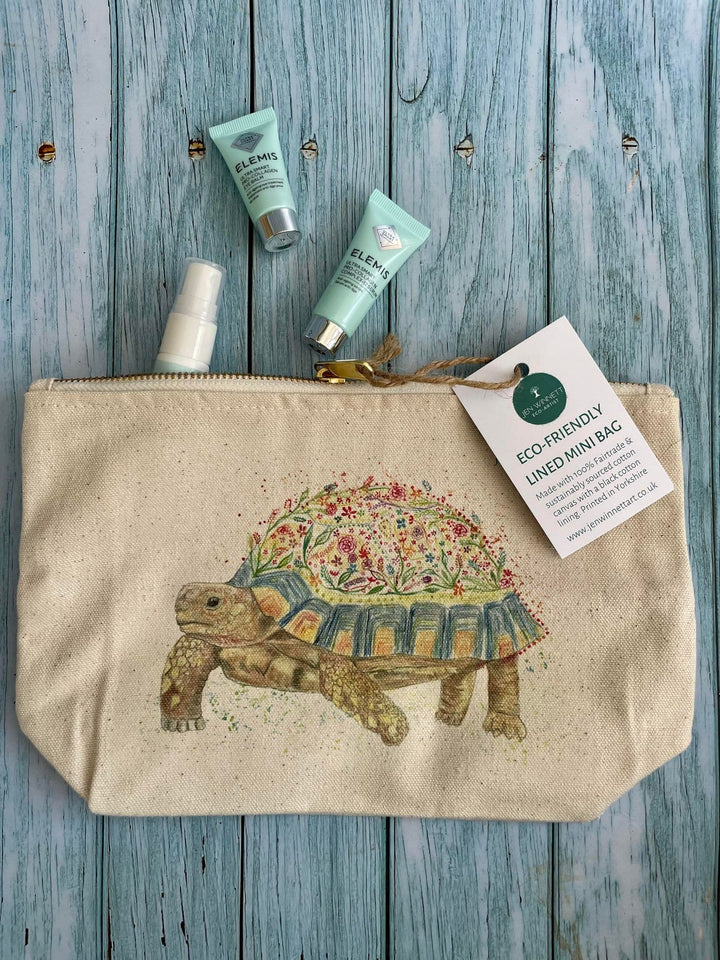 TERRY THE TORTOISE LINED  MINI BAG