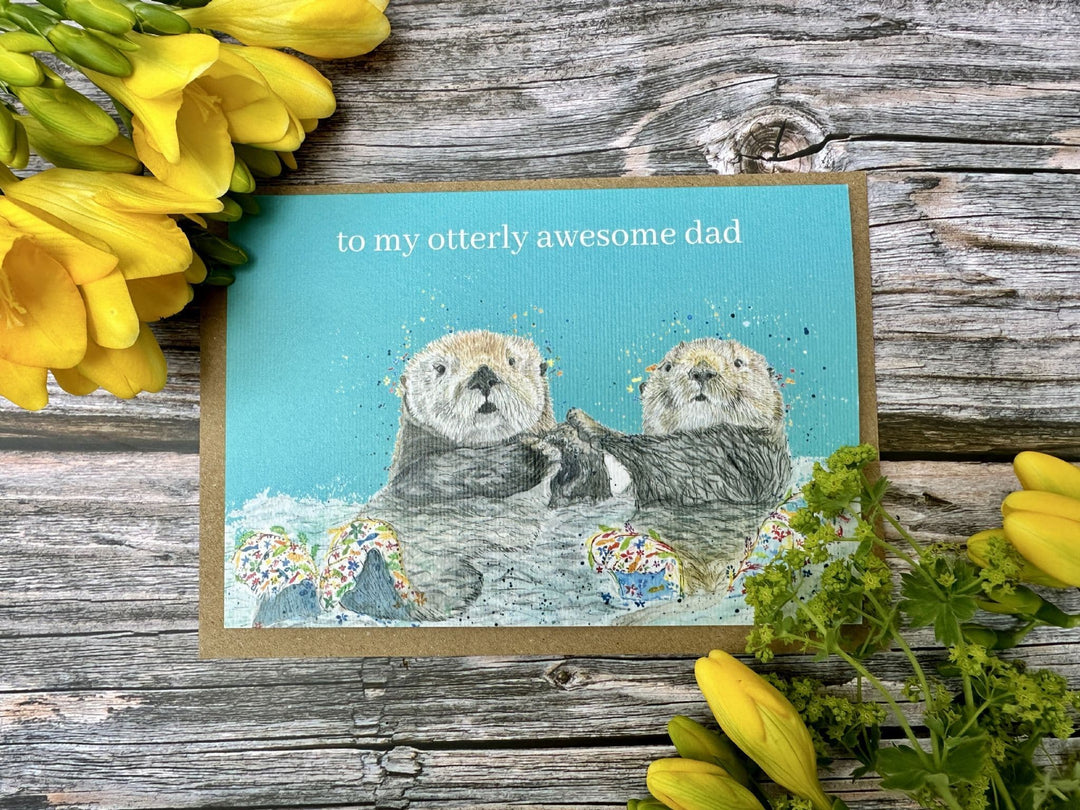 TO MY OTTERLY AWESOME DAD ECO CARD