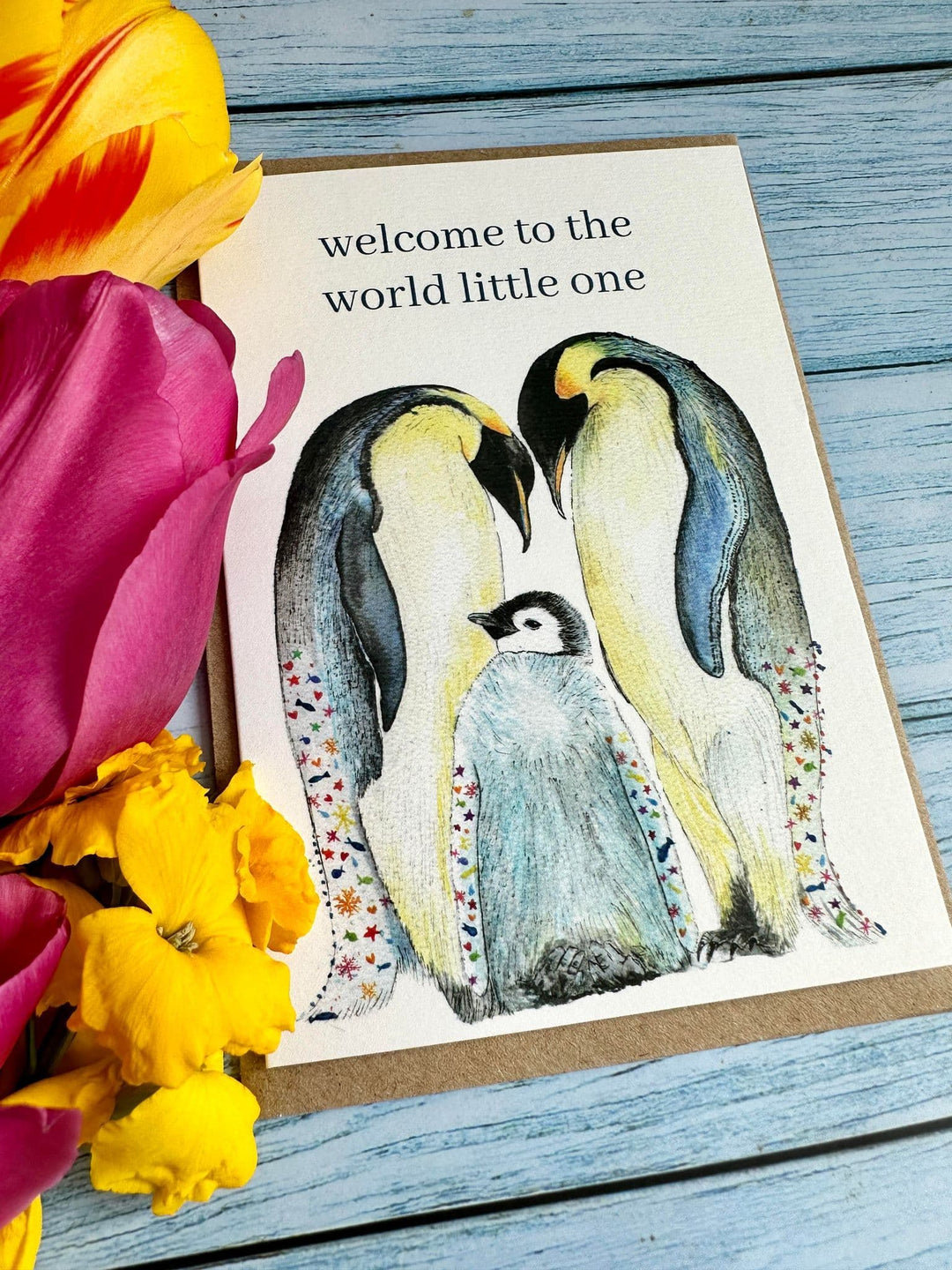 WELCOME TO THE WORLD LITTLE ONE ECO CARD
