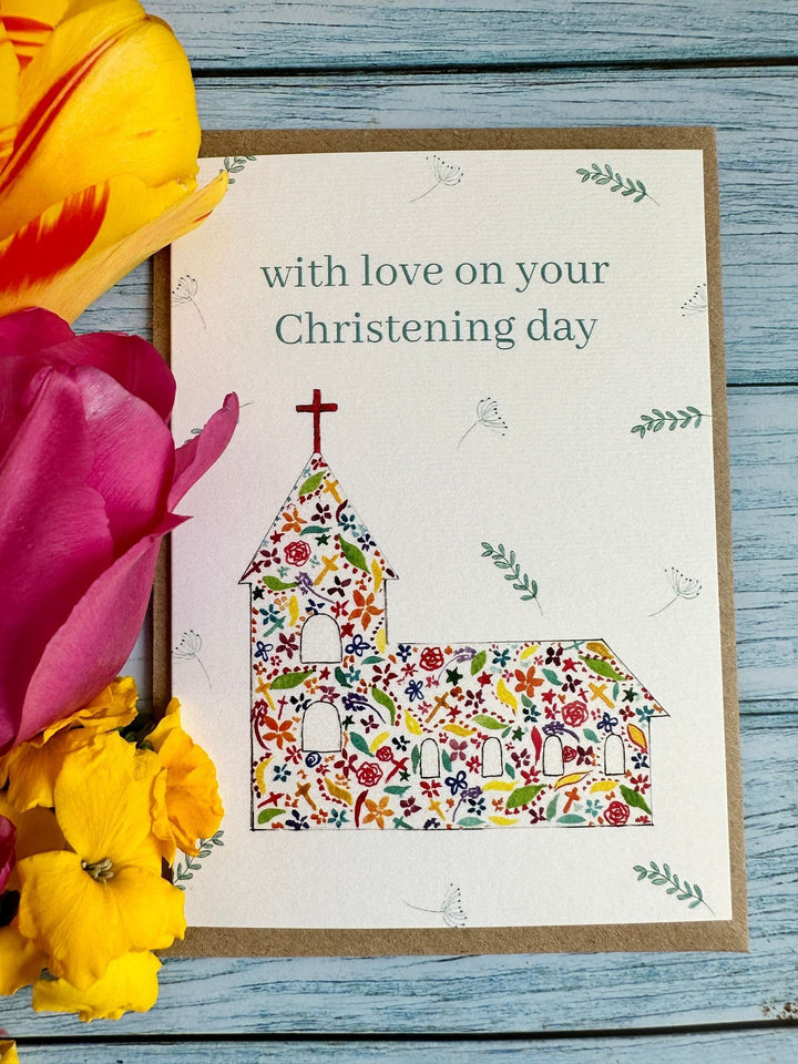 WITH LOVE ON YOUR CHRISTENING DAY ECO CARD